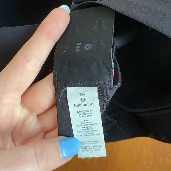 Lululemon Sports Bra High-Support 34E - Picture 4 of 4